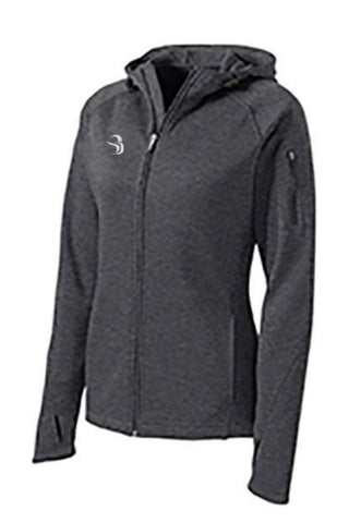 ProSport™ Premium Women's Hooded Full Zip Grey