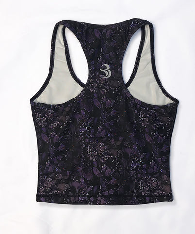 SPIRITDRIVEN® Purple Orchid Crop RacerBack