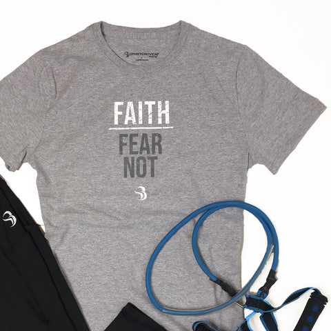 Faith | Fear Not SPIRITDRIVEN® Shirt Athletic Heather W