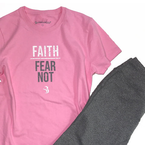 Faith | Fear Not SPIRITDRIVEN® Shirt Pink W