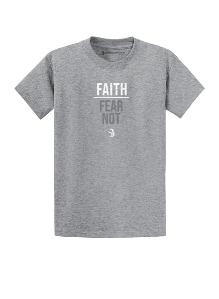 Faith | Fear Not SPIRITDRIVEN® Shirt Athletic Heather W