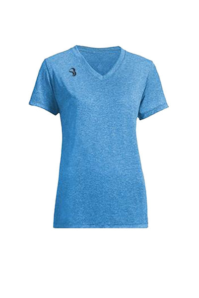SD STRONG™ Women's DriWick™ V-neck Royal Heather