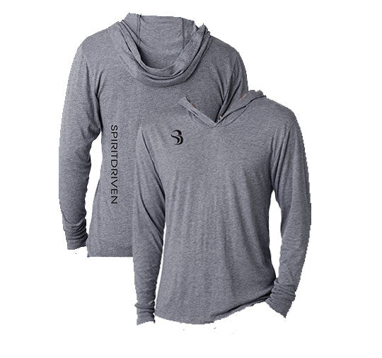 SPIRITDRIVEN® Men's SD Heathered Shirt with Hood